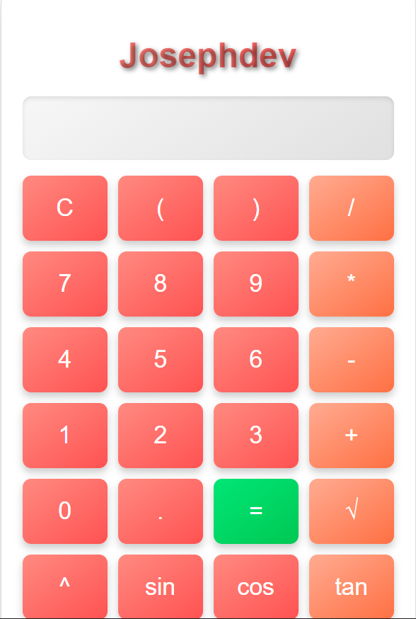 Modern Scientific Calculator